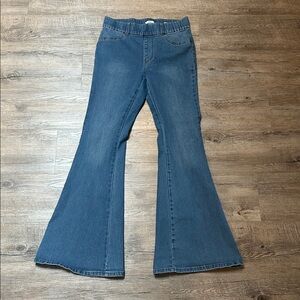 Forever 21 High Rise Flare Fit Jeans hippie
